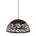 Dainolite Canada - One Light Pendant - Coral - Black- Union Lighting Luminaires Decor