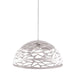 Dainolite Canada - One Light Pendant - Coral - White- Union Lighting Luminaires Decor