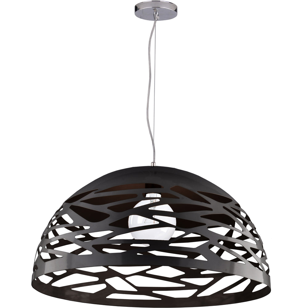 Dainolite Canada - One Light Pendant - Coral - Black- Union Lighting Luminaires Decor