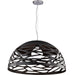 Dainolite Canada - One Light Pendant - Coral - Black- Union Lighting Luminaires Decor