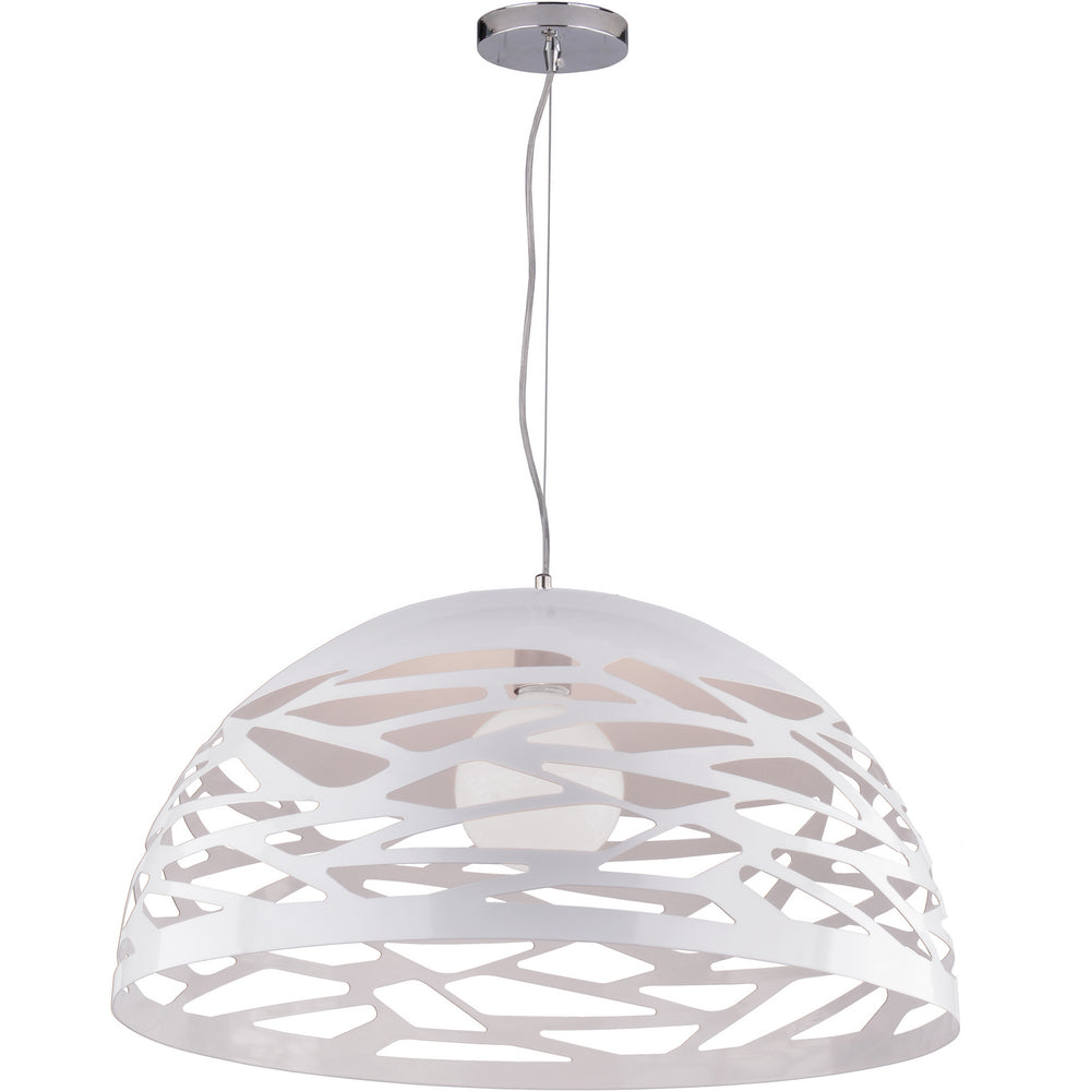 Dainolite Canada - One Light Pendant - Coral - White- Union Lighting Luminaires Decor