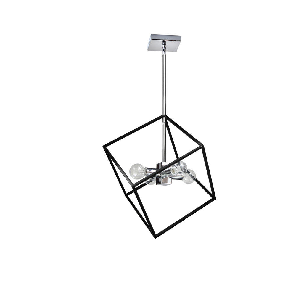 Dainolite Canada - Four Light Pendant - Kappa - Polished Chrome- Union Lighting Luminaires Decor