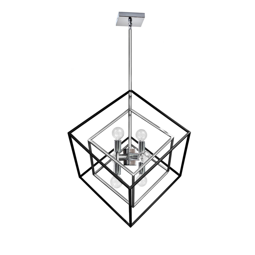 Dainolite Canada - Six Light Pendant - Kappa - Polished Chrome- Union Lighting Luminaires Decor