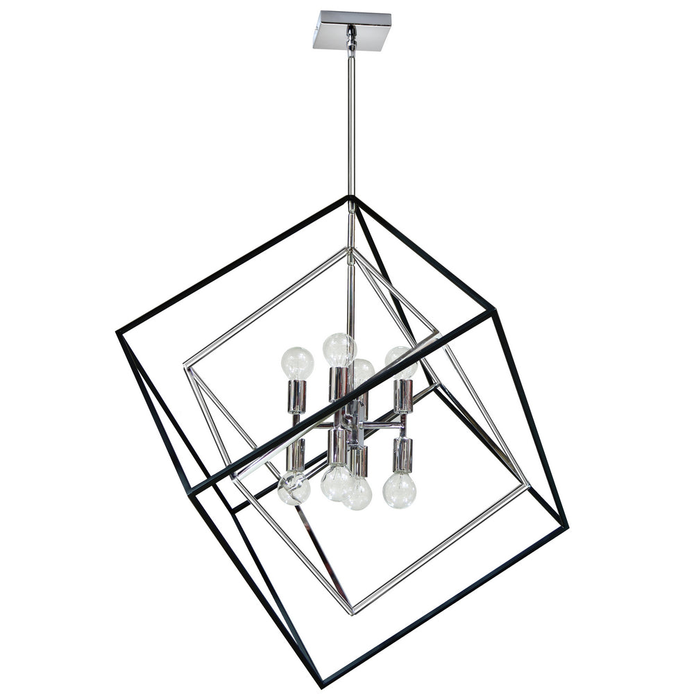 Dainolite Canada - Eight Light Pendant - Kappa - Polished Chrome- Union Lighting Luminaires Decor