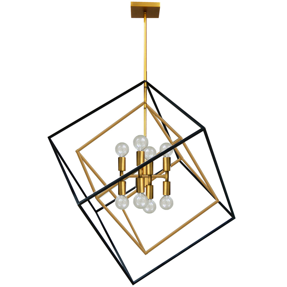 Dainolite Canada - Eight Light Pendant - Kappa - Vintage Bronze- Union Lighting Luminaires Decor