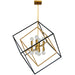 Dainolite Canada - Eight Light Pendant - Kappa - Vintage Bronze- Union Lighting Luminaires Decor