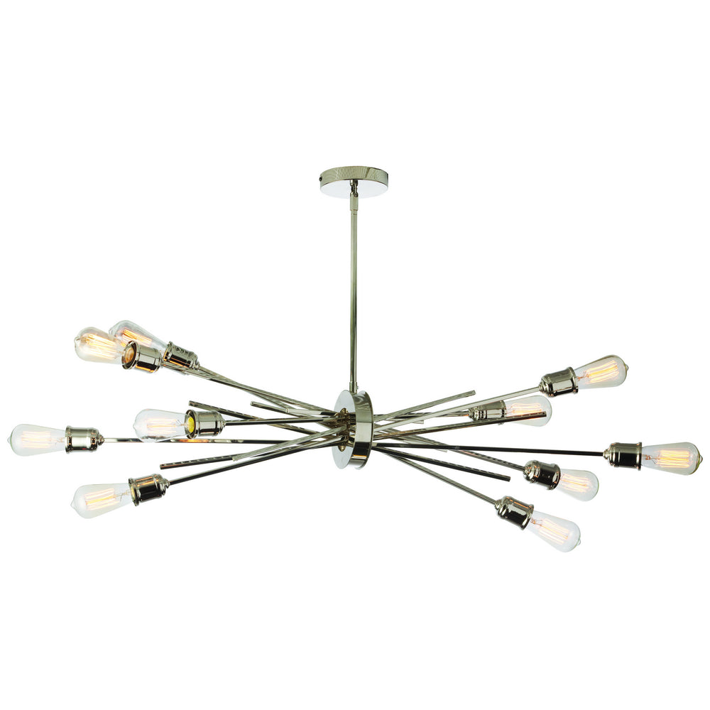 Dainolite Canada - Ten Light Pendant - Nebraska - Polished Chrome- Union Lighting Luminaires Decor