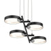 Sonneman - LED Pendant - Light Guide Ring - Satin Black- Union Lighting Luminaires Decor