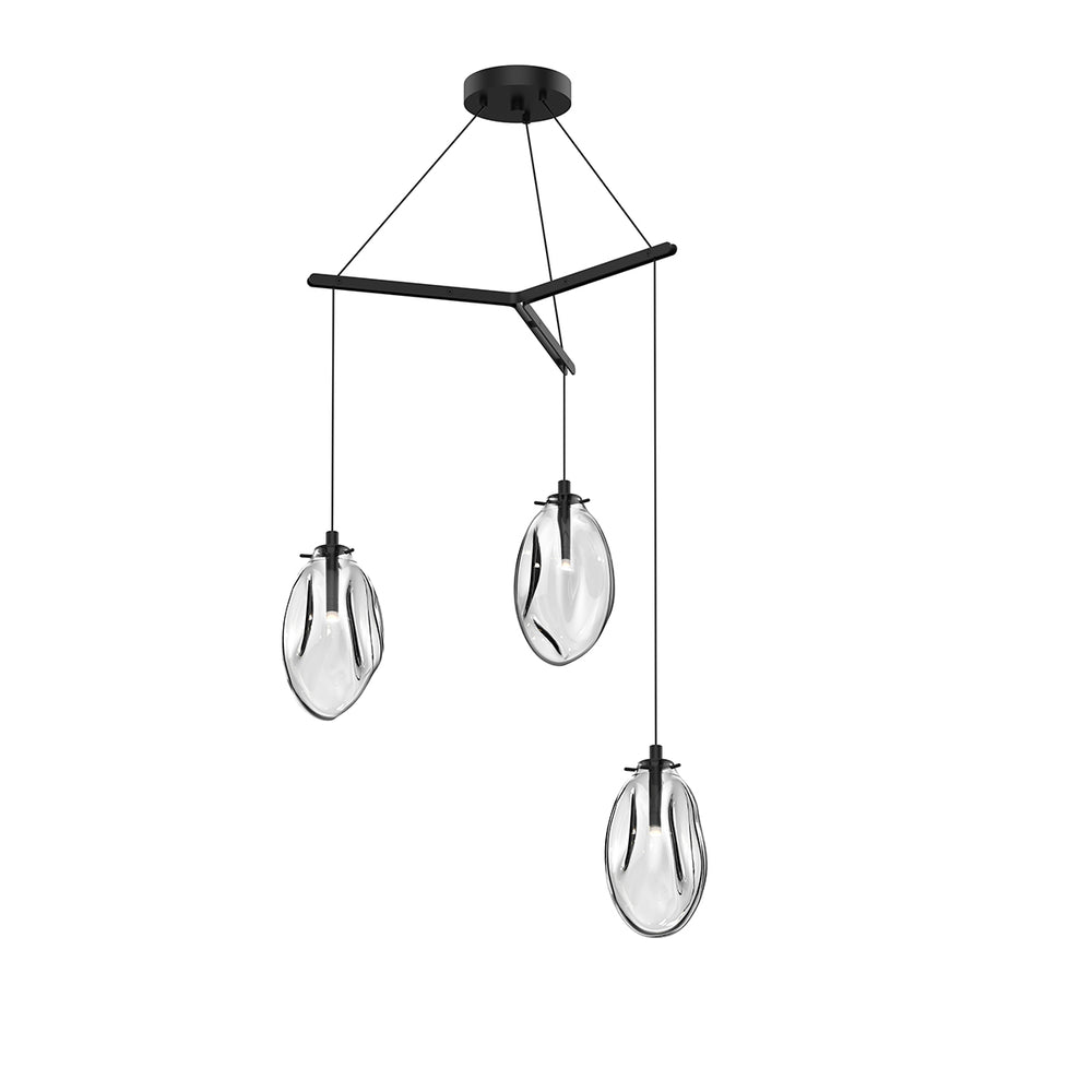 Sonneman Canada - LED Pendant - Liquid - Satin Black- Union Lighting Luminaires Decor