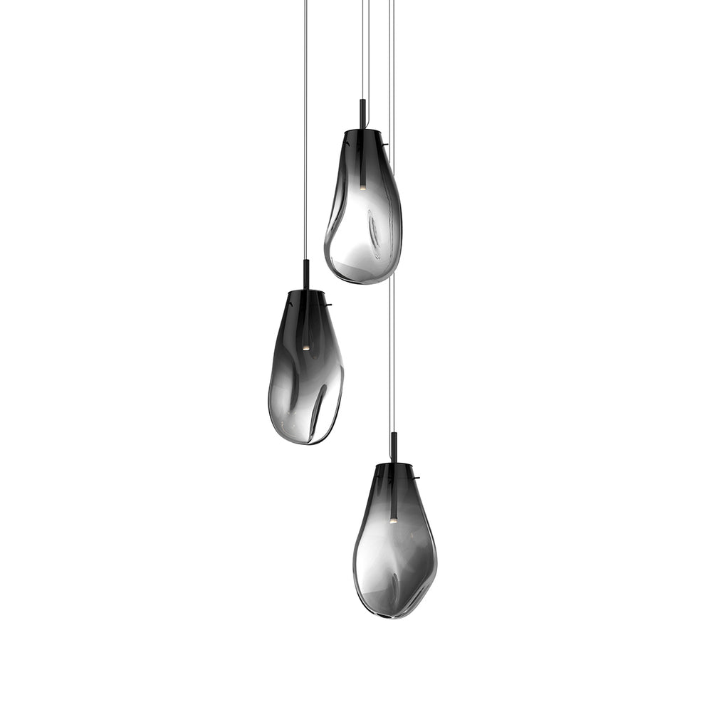 Sonneman Canada - LED Pendant - Liquid - Satin Black- Union Lighting Luminaires Decor