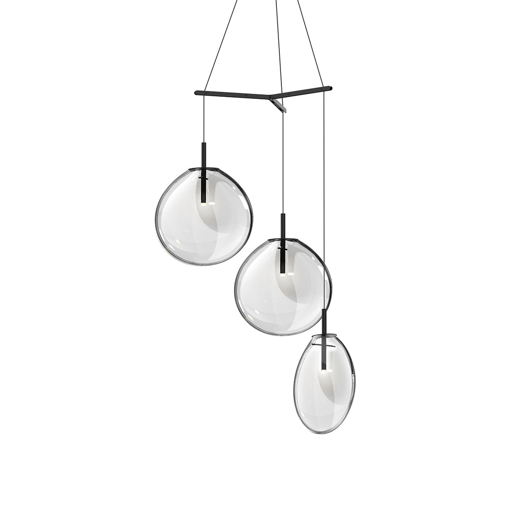Sonneman Canada - LED Pendant - Cantina - Satin Black- Union Lighting Luminaires Decor