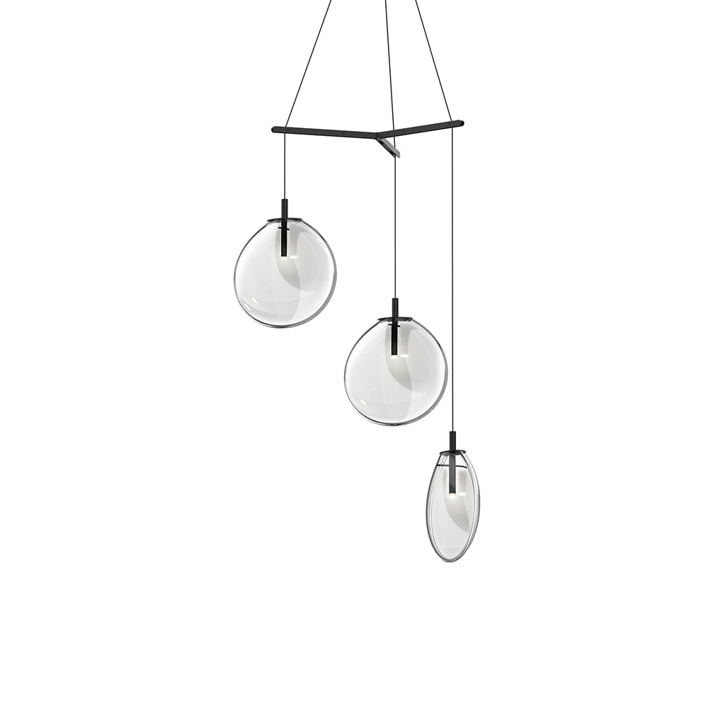 Sonneman Canada - LED Pendant - Cantina - Satin Black- Union Lighting Luminaires Decor