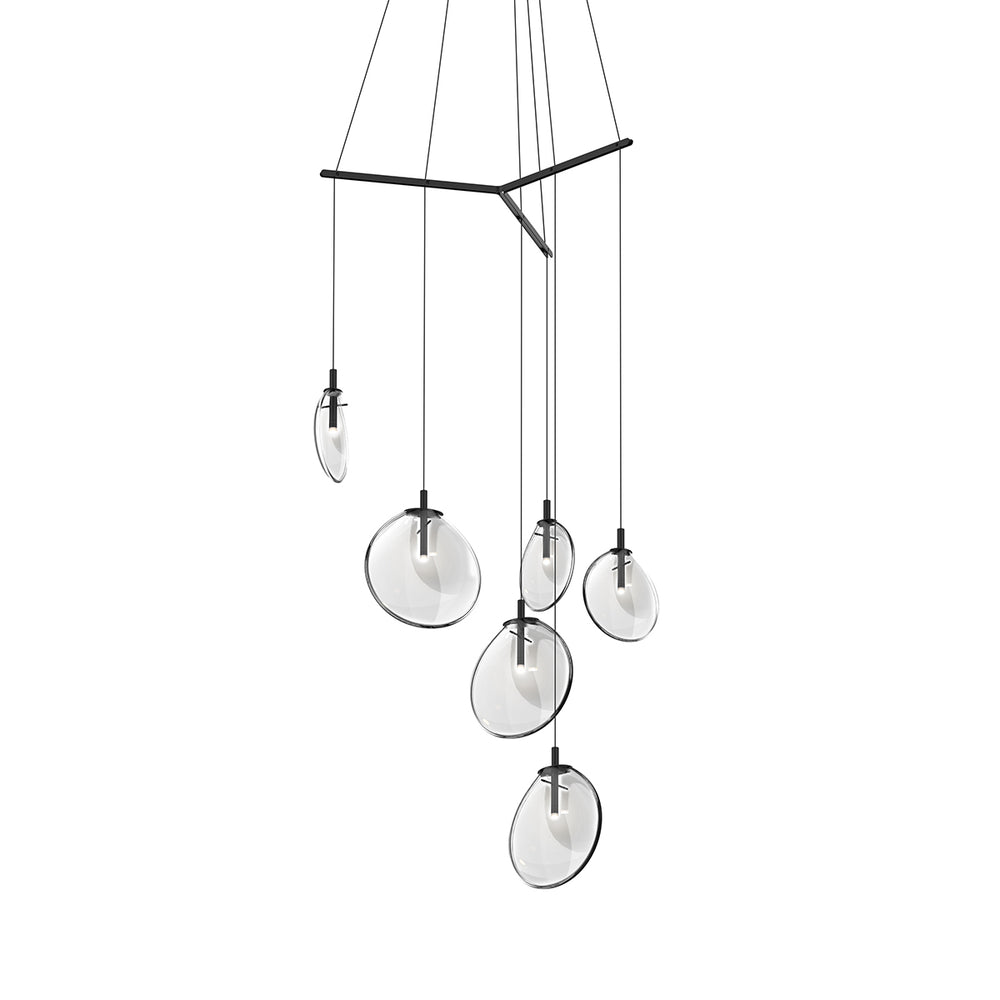 Sonneman Canada - LED Pendant - Cantina - Satin Black- Union Lighting Luminaires Decor