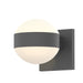 Sonneman - LED Wall Sconce - REALS - Textured Gray- Union Lighting Luminaires Decor