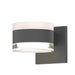 Sonneman - LED Wall Sconce - REALS - Textured Gray- Union Lighting Luminaires Decor