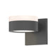 Sonneman - LED Wall Sconce - REALS - Textured Gray- Union Lighting Luminaires Decor