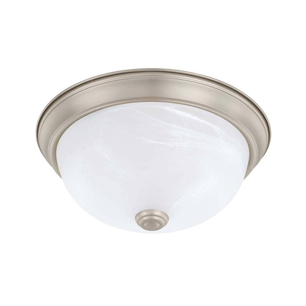 Capital Lighting - Two Light Flush Mount - Bates - Matte Nickel- Union Lighting Luminaires Decor