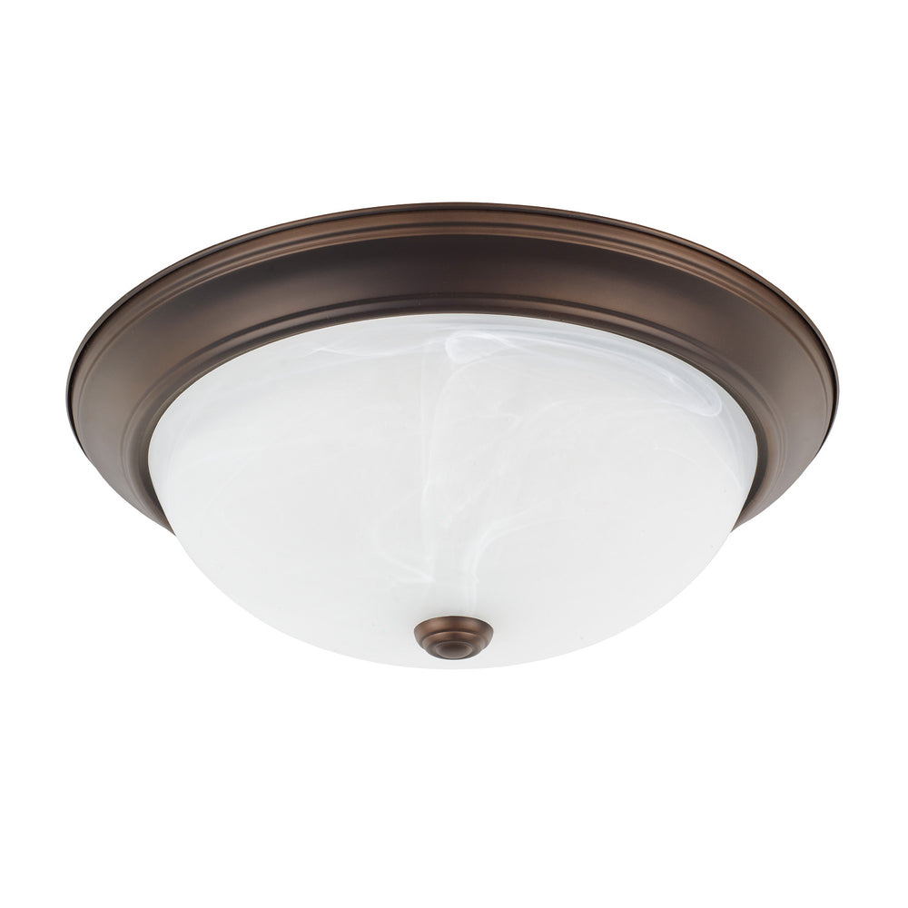 Capital Lighting - Three Light Flush Mount - Bates - Bronze- Union Lighting Luminaires Decor