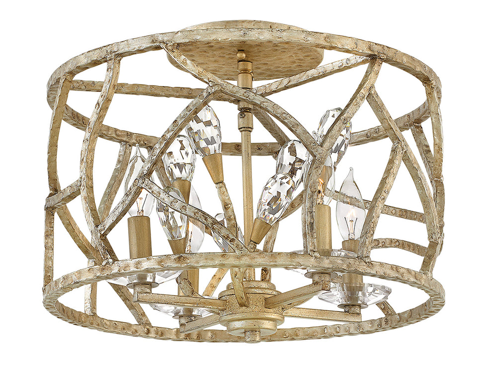 Fredrick Ramond Canada - LED Flush Mount - Eve - Champagne Gold- Union Lighting Luminaires Decor