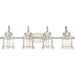 Quoizel - Four Light Bath Fixture - Danbury - Brushed Nickel- Union Lighting Luminaires Decor
