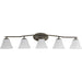 Progress Canada - Five Light Bath Bracket - Bravo - Antique Bronze- Union Lighting Luminaires Decor