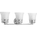 Progress Canada - Three Light Bath - Cascadia - Polished Chrome- Union Lighting Luminaires Decor