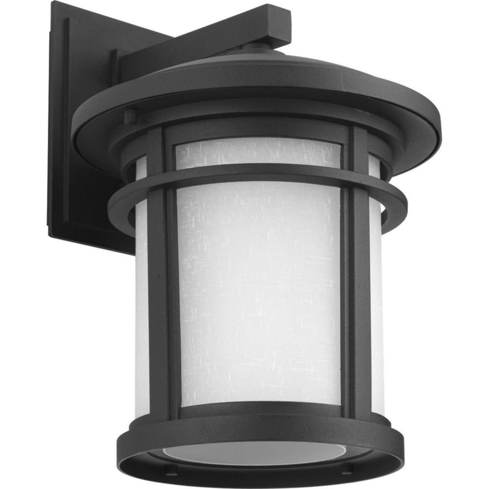 Progress Canada - One Light Wall Lantern - Wish - Black- Union Lighting Luminaires Decor