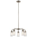 Kichler Canada - Five Light Chandelier - Braelyn - Classic Pewter- Union Lighting Luminaires Decor