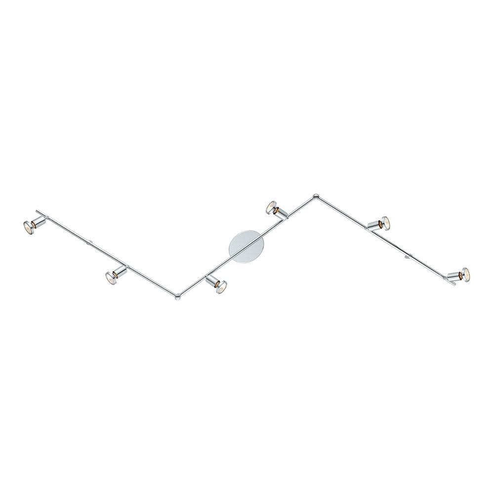 Eglo Canada - Six Light Track - Buzz - Chrome- Union Lighting Luminaires Decor