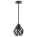 Eglo Canada - One Light Pendant - Carlton 3 - Matte Black & Silver- Union Lighting Luminaires Decor