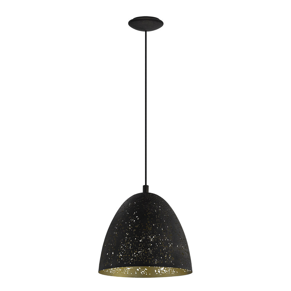 Eglo Canada - One Light Pendant - Safi - Matte Black- Union Lighting Luminaires Decor
