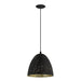 Eglo Canada - One Light Pendant - Safi - Matte Black- Union Lighting Luminaires Decor