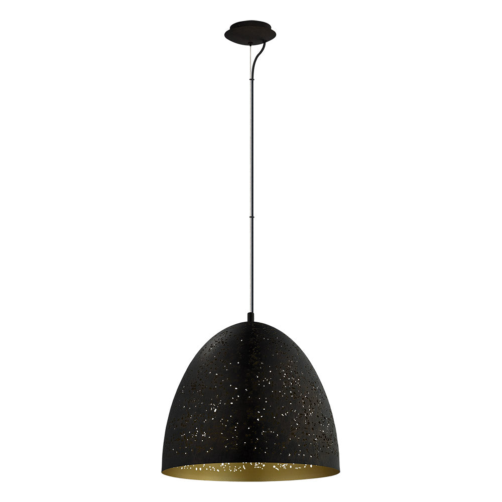 Eglo Canada - One Light Pendant - Safi - Matte Black- Union Lighting Luminaires Decor