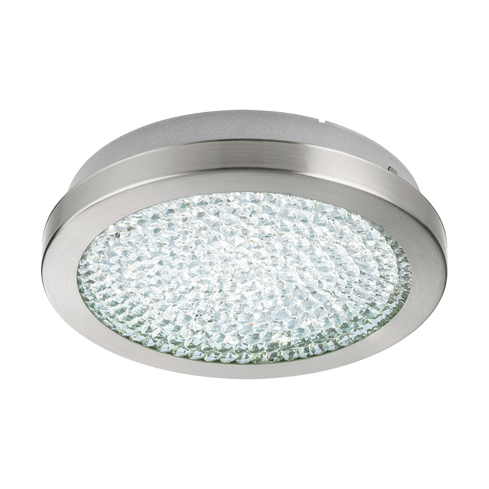 Eglo Canada - LED Ceiling Mount - Arezzo - Matte Nickel- Union Lighting Luminaires Decor
