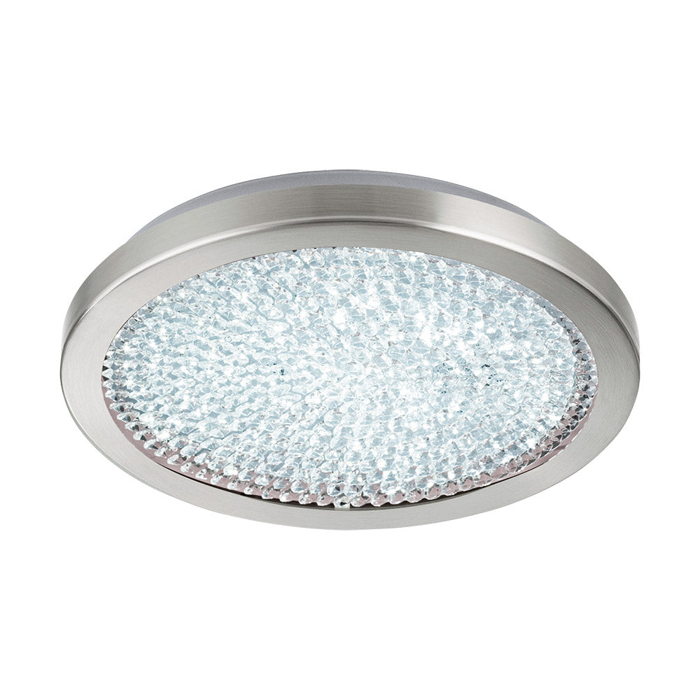 Eglo Canada - LED Ceiling Mount - Arezzo 2 - Matte Nickel- Union Lighting Luminaires Decor