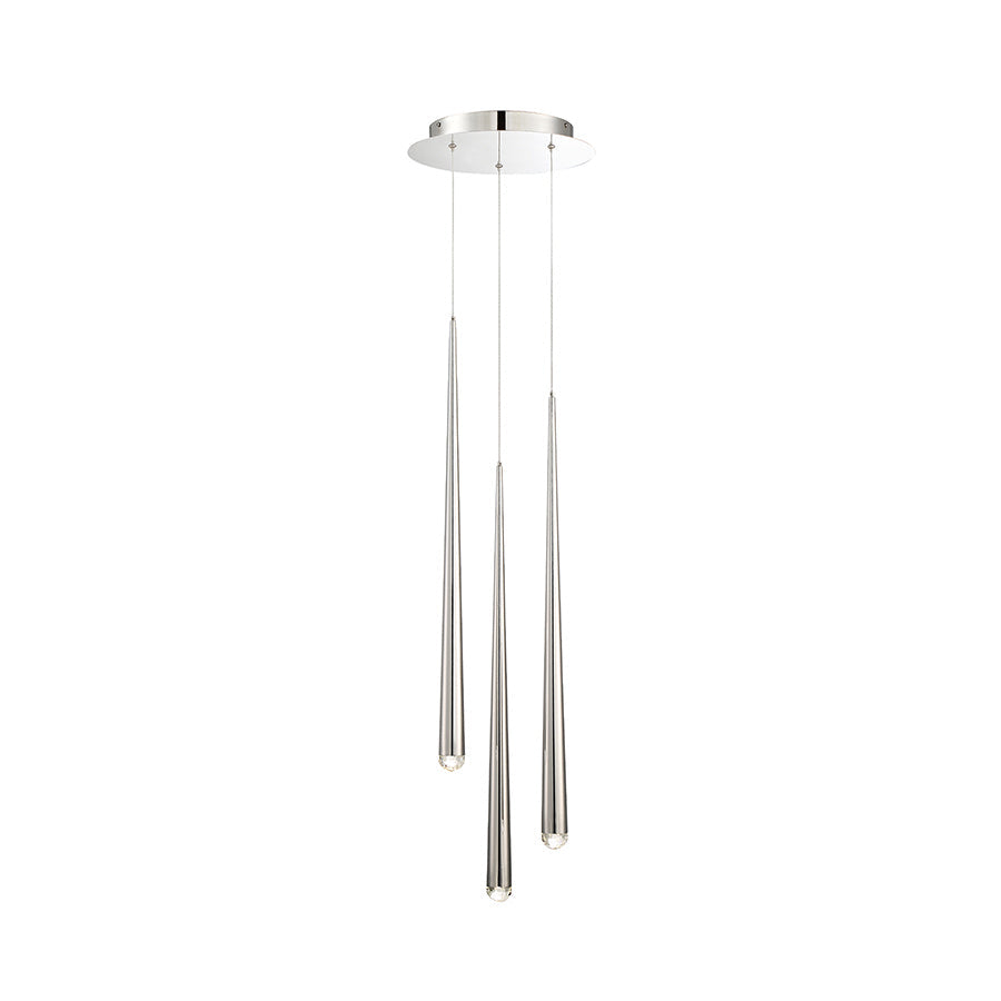Modern Forms Canada - LED Pendant - Cascade - Polished Nickel- Union Lighting Luminaires Decor