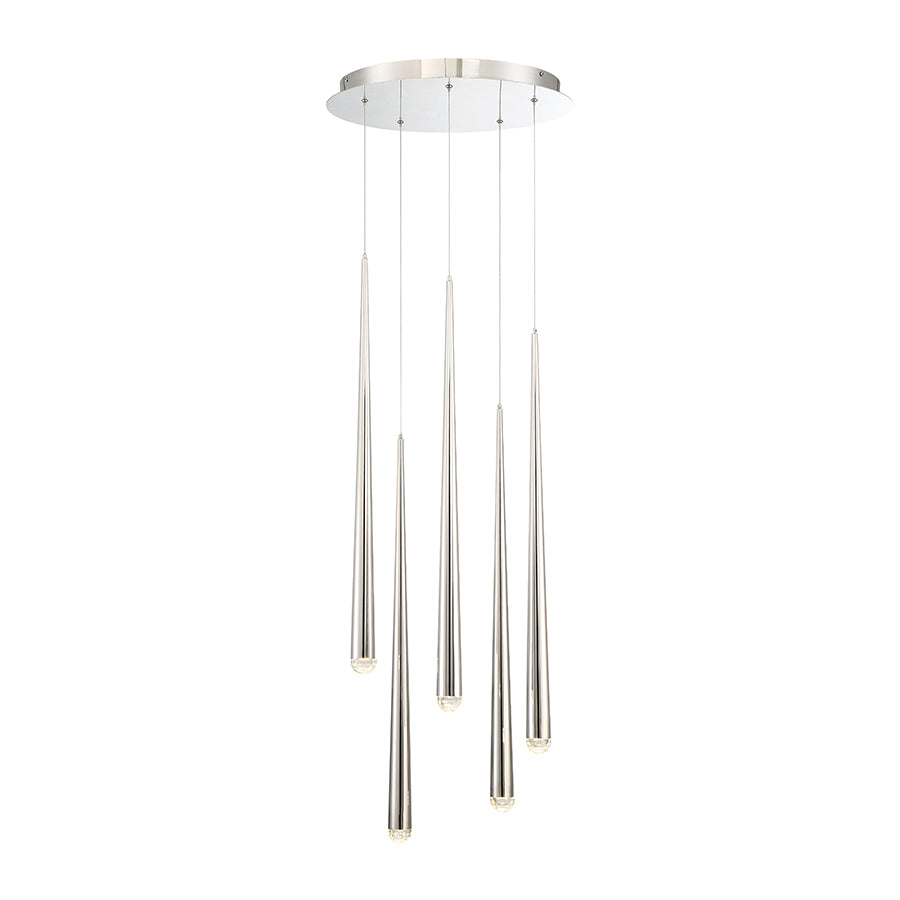 Modern Forms Canada - LED Pendant - Cascade - Polished Nickel- Union Lighting Luminaires Decor