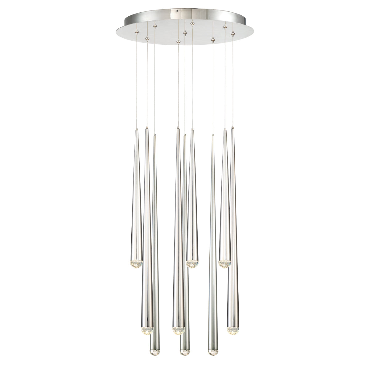 Modern Forms Canada - LED Pendant - Cascade - Polished Nickel- Union Lighting Luminaires Decor
