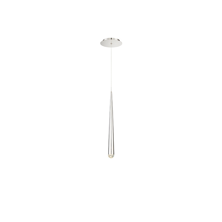 Modern Forms Canada - LED Mini Pendant - Cascade - Polished Nickel- Union Lighting Luminaires Decor