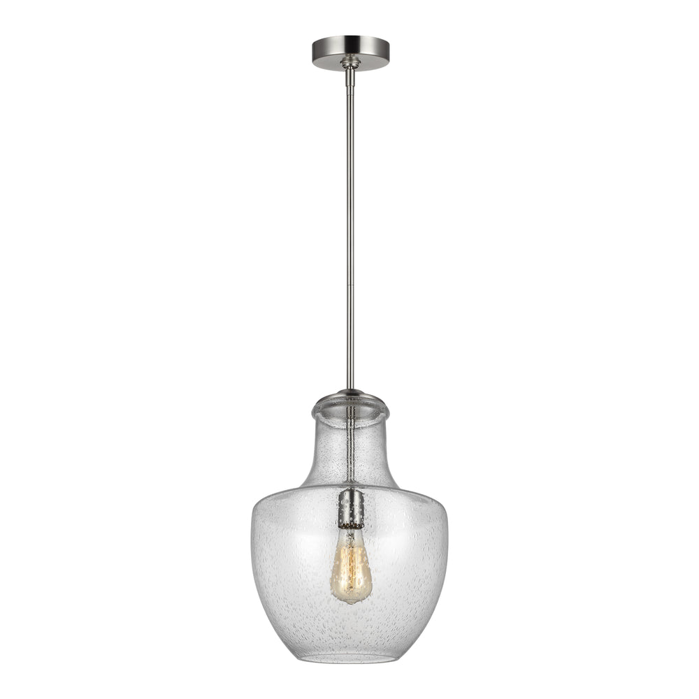 Visual Comfort Studio Canada - One Light Pendant - Baylor - Satin Nickel- Union Lighting Luminaires Decor