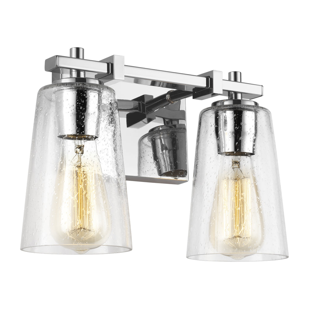 Visual Comfort Studio Canada - Two Light Vanity - Mercer - Chrome- Union Lighting Luminaires Decor