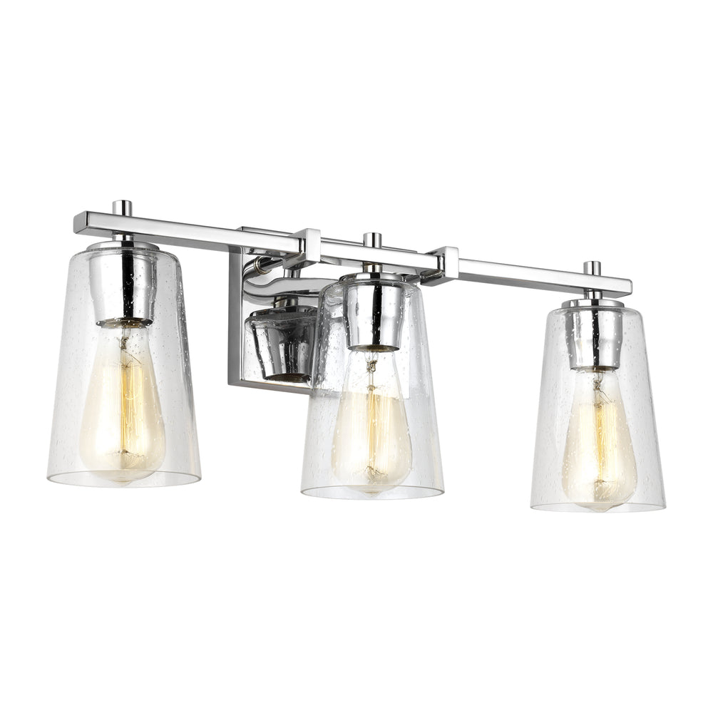 Visual Comfort Studio Canada - Three Light Vanity - Mercer - Chrome- Union Lighting Luminaires Decor