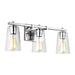Visual Comfort Studio Canada - Three Light Vanity - Mercer - Chrome- Union Lighting Luminaires Decor