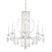 Schonbek - Eight Light Chandelier - Siena - White- Union Lighting Luminaires Decor