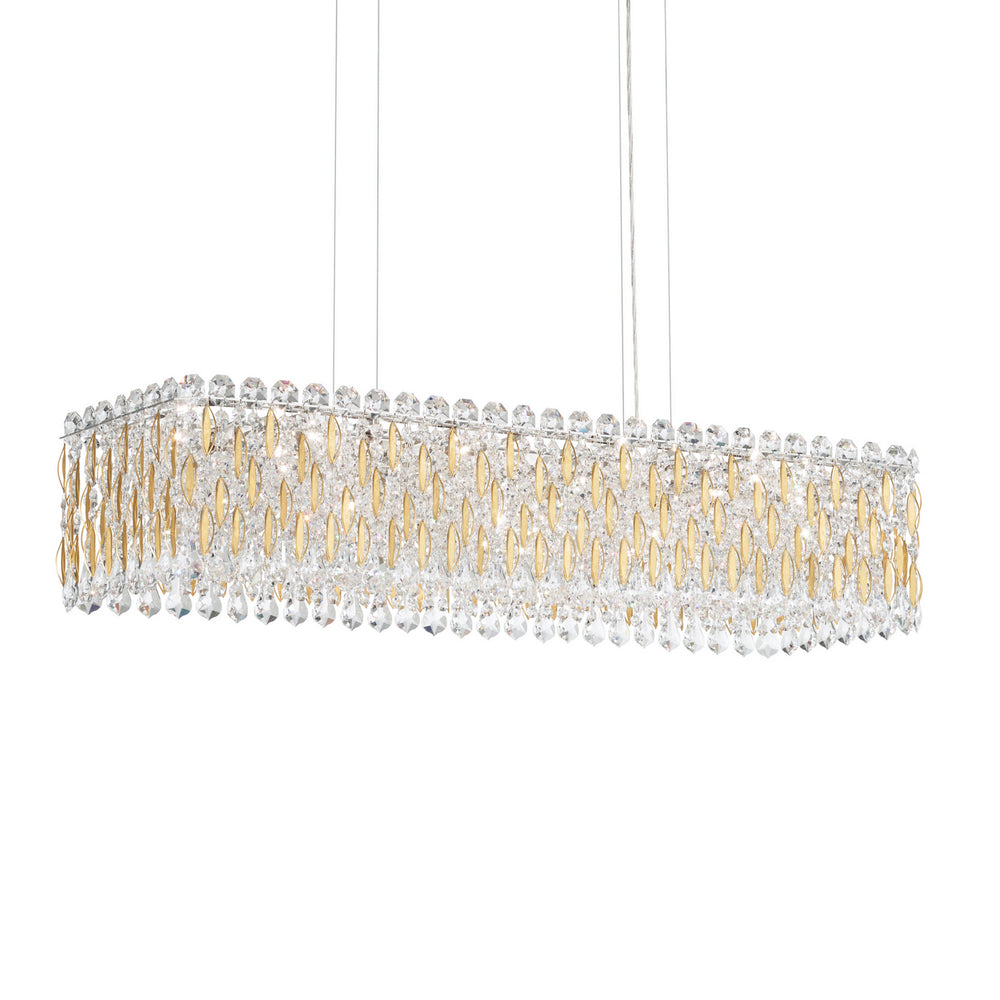 Schonbek - 13 Light Linear Pendant - Sarella - Heirloom Gold- Union Lighting Luminaires Decor