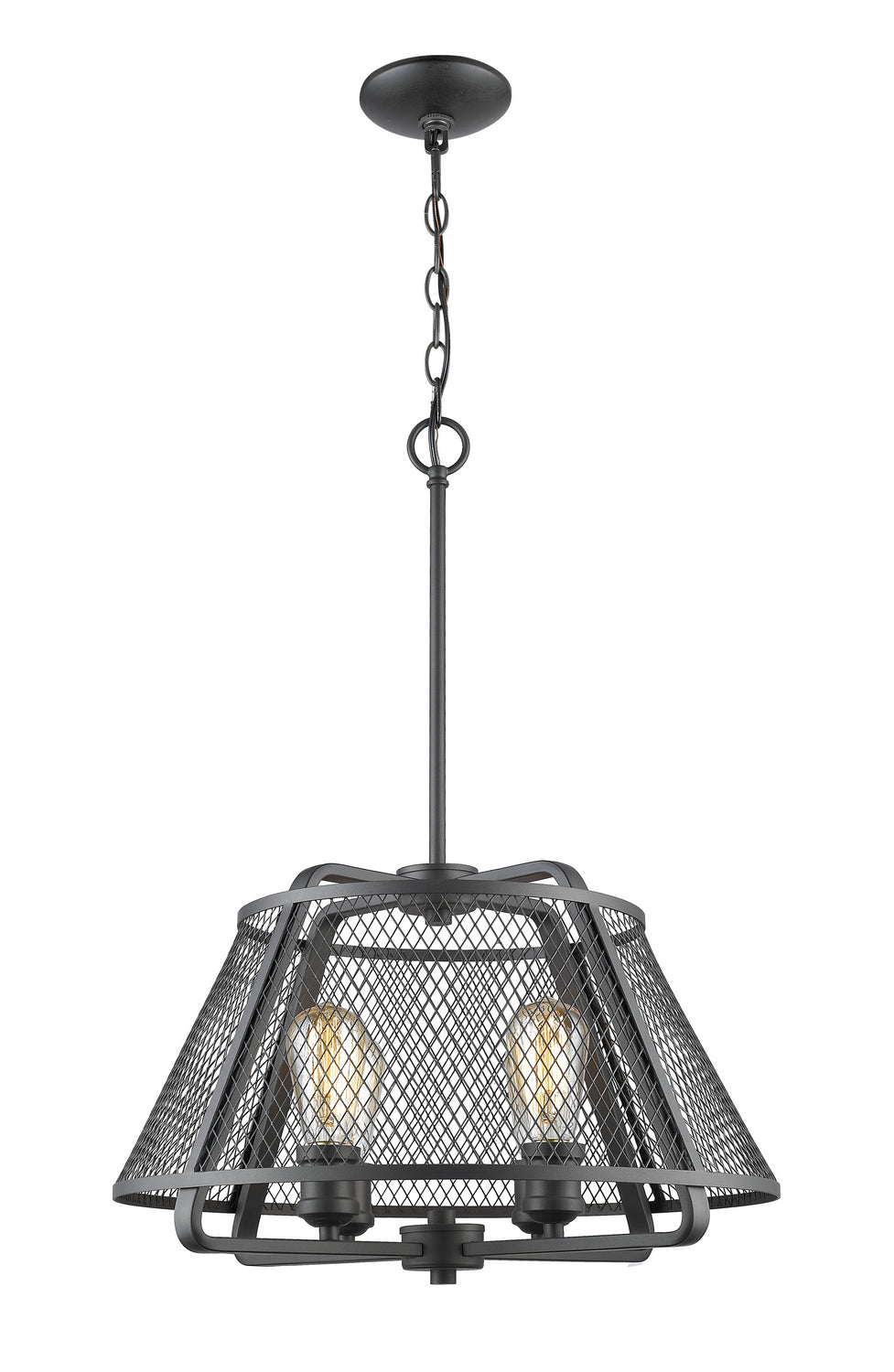 Z-Lite Canada - Four Light Pendant - Iuka - Bronze- Union Lighting Luminaires Decor