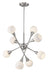 Z-Lite Canada - LED Chandelier - Tian - Brushed Nickel- Union Lighting Luminaires Decor