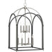 Progress Canada - Eight Light Foyer Pendant - Westfall - Graphite- Union Lighting Luminaires Decor