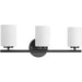 Progress Canada - Three Light Bath Bracket - Replay - Black- Union Lighting Luminaires Decor