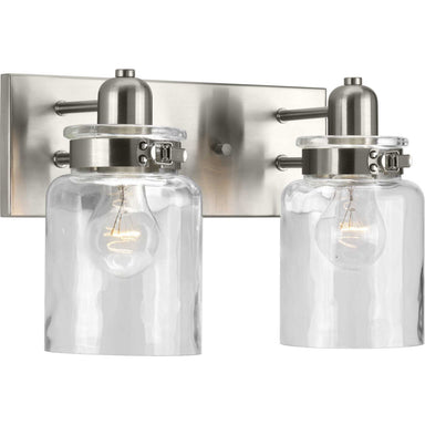 Progress Canada - Two Light Bath - Calhoun - Brushed Nickel- Union Lighting Luminaires Decor